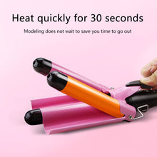 Load image into Gallery viewer, Hair Curling Iron Ceramic Professional Triple Barrel Hair Curler Egg Roll Hair Styling Tools Hair Styler Wand Curler Irons