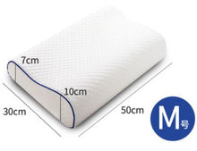 Load image into Gallery viewer, Memory Foam Bed Orthopedic Pillow for Neck Pain Sleeping with Embroidered Pillowcase 60*30cm