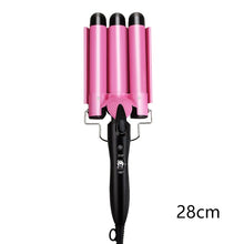 Load image into Gallery viewer, Hair Curling Iron Ceramic Professional Triple Barrel Hair Curler Egg Roll Hair Styling Tools Hair Styler Wand Curler Irons