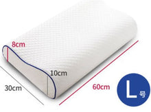 Load image into Gallery viewer, Memory Foam Bed Orthopedic Pillow for Neck Pain Sleeping with Embroidered Pillowcase 60*30cm