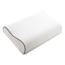 Load image into Gallery viewer, Memory Foam Bed Orthopedic Pillow for Neck Pain Sleeping with Embroidered Pillowcase 60*30cm