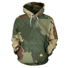 Load image into Gallery viewer, Rhodesian Bush Hoodie with zip