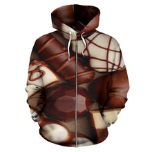 Load image into Gallery viewer, Chocolate Shoppe Zip-Up Hoodie