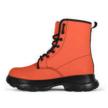 Load image into Gallery viewer, Bright Red Chunky Boots