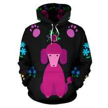 Load image into Gallery viewer, Faithful Poodle Dog All Over Print Hoodie Cute Poodles Dogs