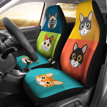 Load image into Gallery viewer, Cute Cats Car Seat Covers for Cat Lovers