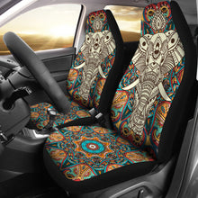 Load image into Gallery viewer, Boho Mandala Elephant Car Seat Cover