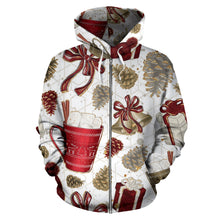 Load image into Gallery viewer, CHRISTMAS ZIP-UP HOODIE