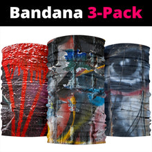 Load image into Gallery viewer, Street Art Grunge Headbands and Face Covers 3 Pack
