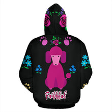 Load image into Gallery viewer, Faithful Poodle Dog All Over Print Hoodie Cute Poodles Dogs