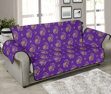 Load image into Gallery viewer, Lucky Purple Elephant 70'' Sofa Protector