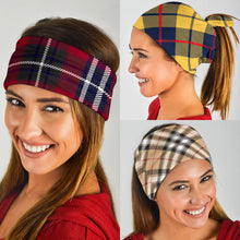 Load image into Gallery viewer, Luxury Tartan Collection of Bandana 3-Pack
