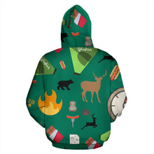 Load image into Gallery viewer, Camping Essentials Zip Hoodie
