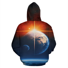 Load image into Gallery viewer, Zip Up Hoodie Earth