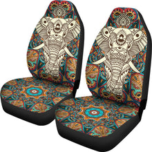 Load image into Gallery viewer, Boho Mandala Elephant Car Seat Cover