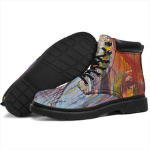 Load image into Gallery viewer, Drizzled All Season Boots from Expressionistic Fine Art Painting