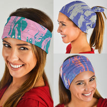Load image into Gallery viewer, Marble Swirls Set 2 - Bandana 3 Pack