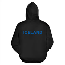 Load image into Gallery viewer, Iceland Soccer Zip-Up Hoodie