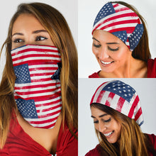 Load image into Gallery viewer, American Flag Bandana Headbands 3 Pack