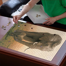 Load image into Gallery viewer, Mother & Baby Elephant Jigsaw Puzzle