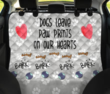 Load image into Gallery viewer, Dogs Leave Paw Prints | Car Seat Protector