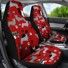 Load image into Gallery viewer, Dogs Red Car Seat Covers