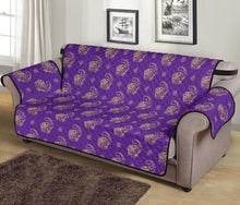 Load image into Gallery viewer, Lucky Purple Elephant 70'' Sofa Protector