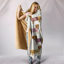 Load image into Gallery viewer, Dogs In Coats Hooded Blanket