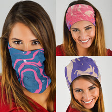 Load image into Gallery viewer, Marble Swirls Set 3 - Bandana 3 Pack