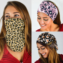 Load image into Gallery viewer, Luxury Leopard Style Collection Bandana 3-Pack