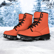Load image into Gallery viewer, Bright Red Chunky Boots
