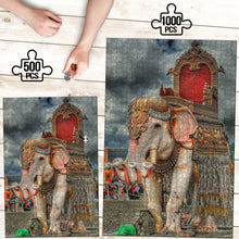 Load image into Gallery viewer, Indian Elephant Jigsaw Puzzle