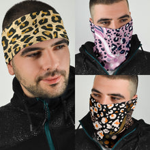 Load image into Gallery viewer, Luxury Leopard Style Collection Bandana 3-Pack