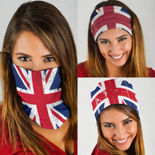 Load image into Gallery viewer, Grunge Union Jacks (Black, White, Grey) - Bandana 3 Pack