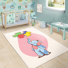 Load image into Gallery viewer, Cute Elephant Nursery Rug