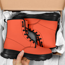 Load image into Gallery viewer, Bright Red Chunky Boots
