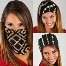 Load image into Gallery viewer, Luxury Golden Chains Bandana 3-Pack