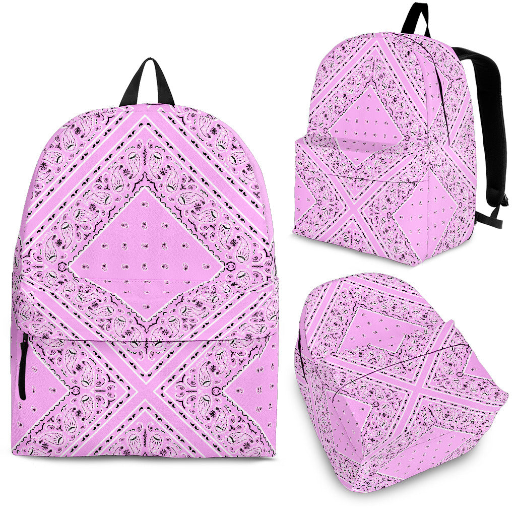 Pink Bandana Diamond Backpack