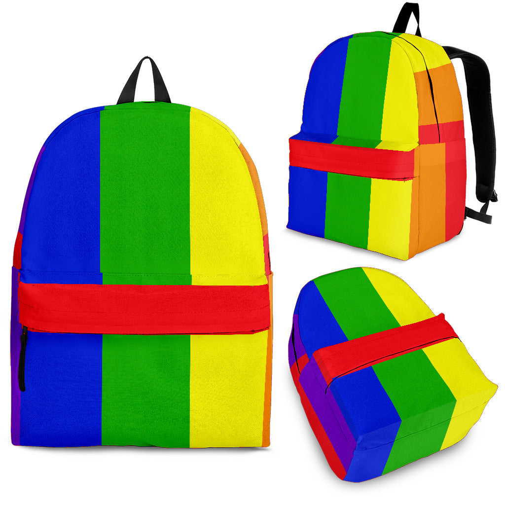 Primary Rainbow Bandana Backpack