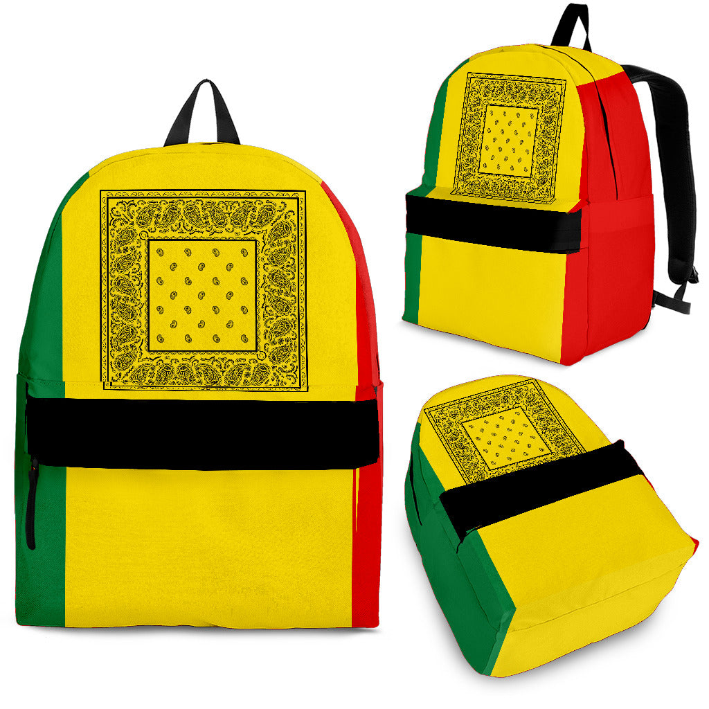 Rasta Joy Bandana Color Patch Backpack