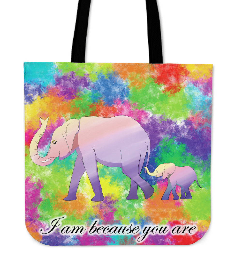 Elephant Mom Tote Bag