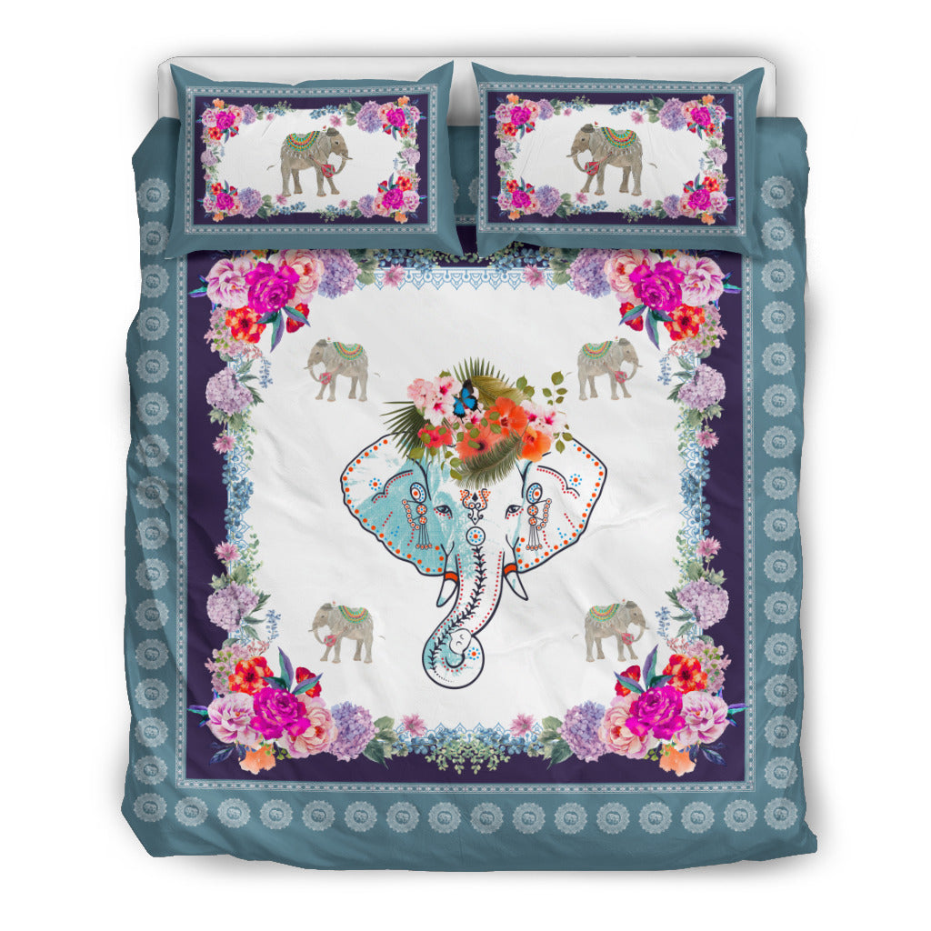 Elephant Euro Style Bedding Set
