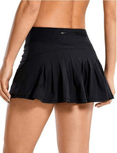 Load image into Gallery viewer, Women Tennis Skorts Sport Athletic Yoga Shorts Skirt Solid Color Anti Exposure Fitness High Waist Shorts Female Sportswear
