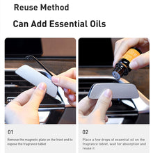 Load image into Gallery viewer, Car Air Freshener Metal Ceramic Fragrance For Auto Interior Accessories, Reusable.
