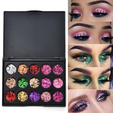Load image into Gallery viewer, 15 Color : Makeup Pigment Eyeshadow Palette
