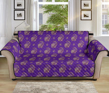 Load image into Gallery viewer, Lucky Purple Elephant 70&#39;&#39; Sofa Protector
