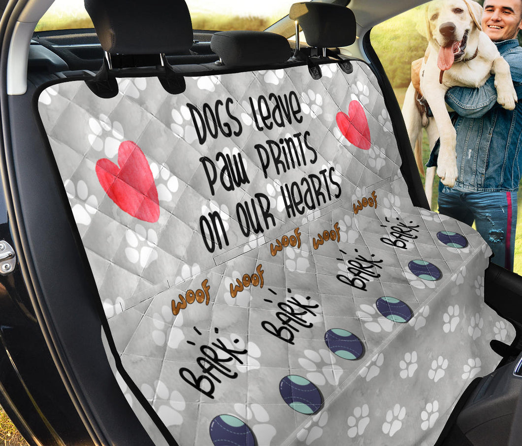 Dogs Leave Paw Prints | Car Seat Protector