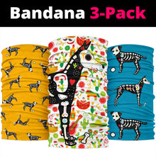Load image into Gallery viewer, Say of the Dead Skeleton Dogs Headband 3 Pack
