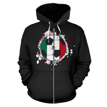 Load image into Gallery viewer, Mexico Soccer Zip-Up Hoodie
