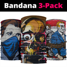 Load image into Gallery viewer, Street Art Style Headbands and Face Covers 3 Pack

